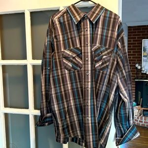 Shirt button down casual XXL